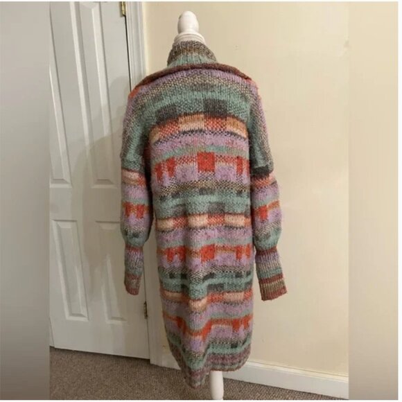 Anthropologie Brushed Cardigan Sweater Coat size M - Picture 6 of 10